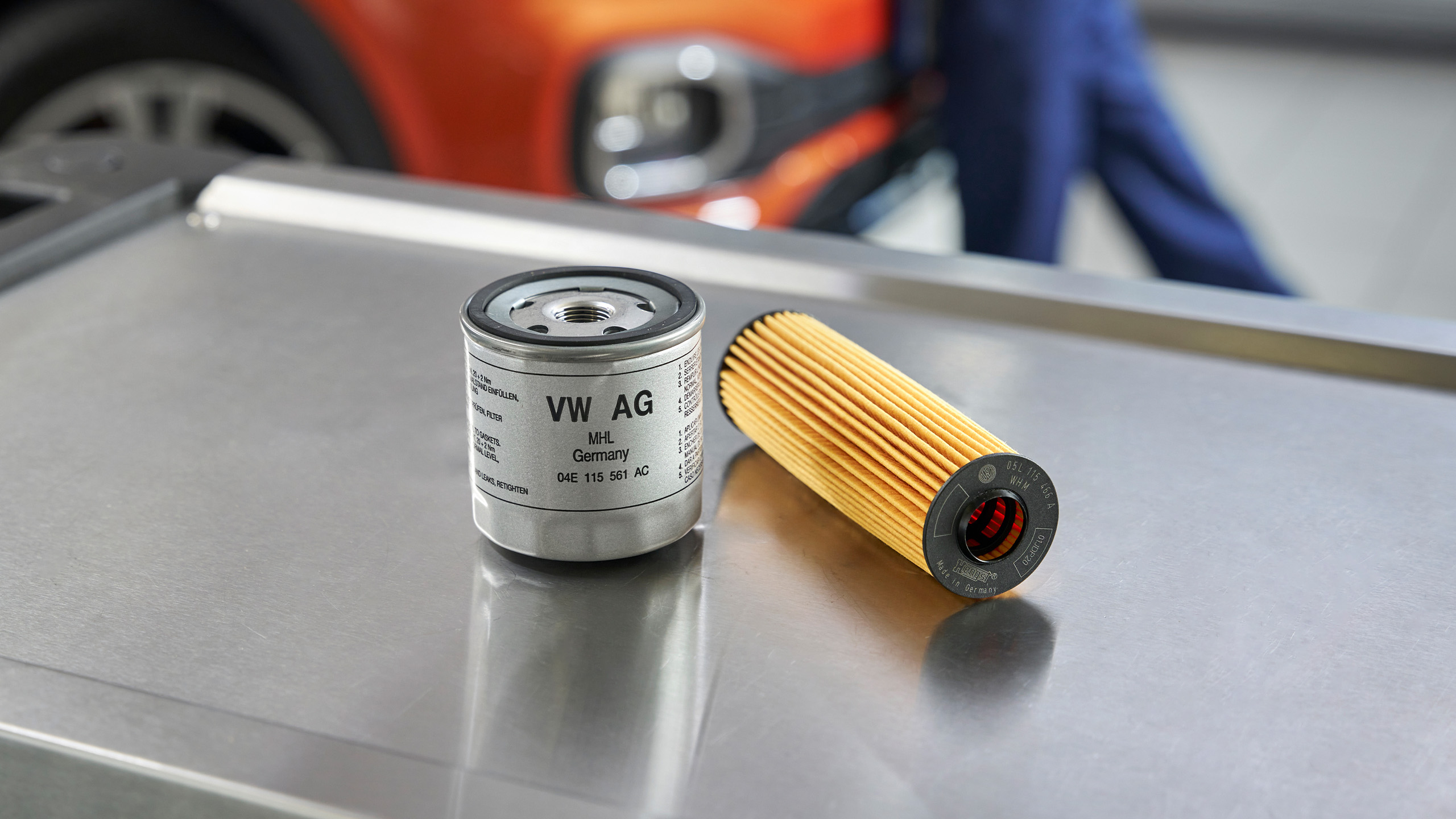Filtro De Aceite Vhbw - Reemplaza Filtron OE688/3, Dimensiones 10.4 X 6.5 Cm, Para Coche O Moto